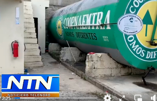 Paralizan instalación de tanque de combustible en parada SFM Santo Domingo