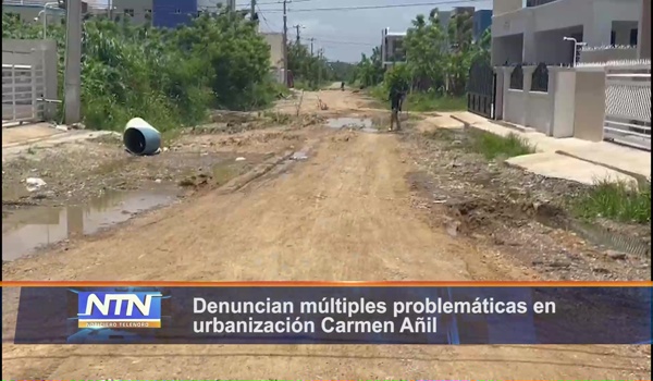 Denuncian múltiples problemáticas en urbanización Carmen Añil