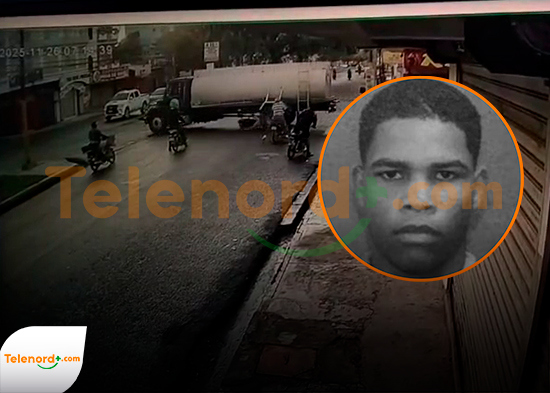 Cámaras de seguridad capta momento donde joven pierde la vida en accidente de tránsito en SFM