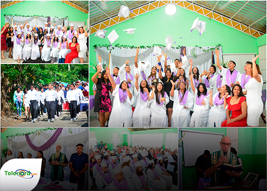 Celebran graduación ordinaria del Liceo Eugenio María de Hostos de La Yagüiza SFM