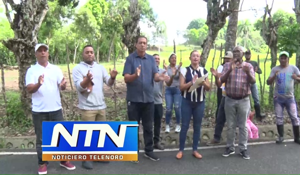 Comunitarios se oponen a la explotación de una mina de caliche en Estanzuela SFM