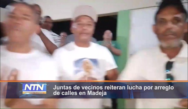 Juntas de vecinos reiteran lucha por arreglo de calles en Madeja