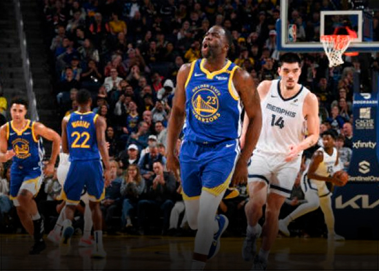 Los Warriors, sin Curry, se imponen a los Grizzlies