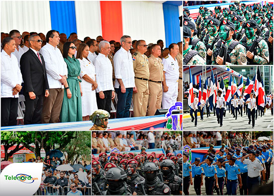 Realizan desfile por el 212 aniversario del natalicio de Juan Pablo Duarte en SFM