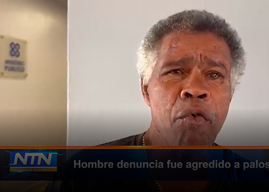 Hombre denuncia fue agredido a palos por otro