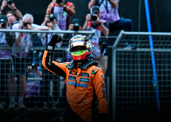 Oscar Piastri gana el Gran Premio de China por delante de su compañero de McLaren Lando Norris
