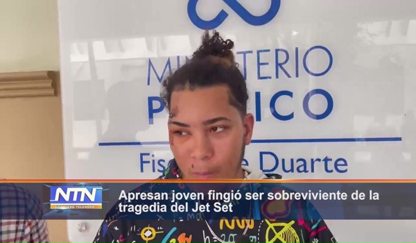 Apresan joven fingió ser sobreviviente de la tragedia del Jet Set