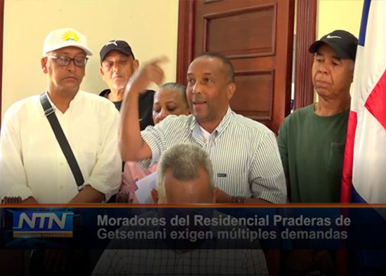 Moradores del Residencial Praderas de Getsemani exigen múltiples demandas