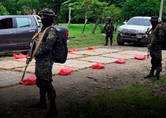 El Ejército de Nicaragua incauta 600 kilos de cocaína y mata a un sospechoso