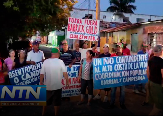 Protestan en el sector 27 de febrero de SFM demandan diversas reivindicaciones