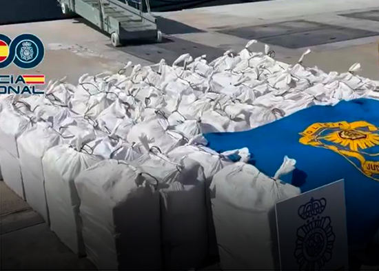 España: intervienen 1,680 kilos de cocaína a red que tendría vínculos en RD y Sudamérica