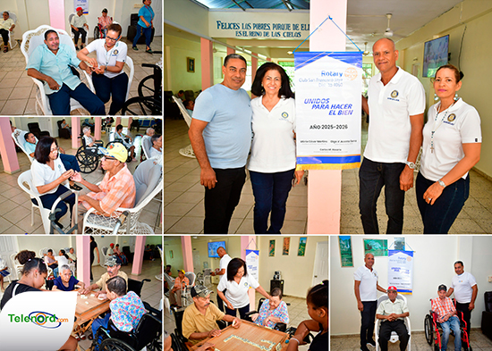 Club Rotario San Francisco Jaya y Centro de Belleza New Parisian llevan alegría al Hogar de Ancianos América Esperanza