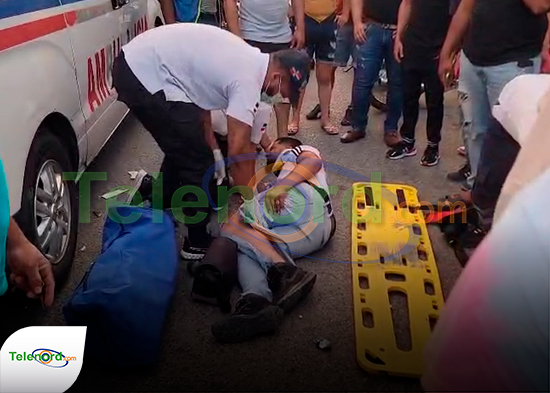 Se registra accidente de tránsito en la avenida Libertad de SFM