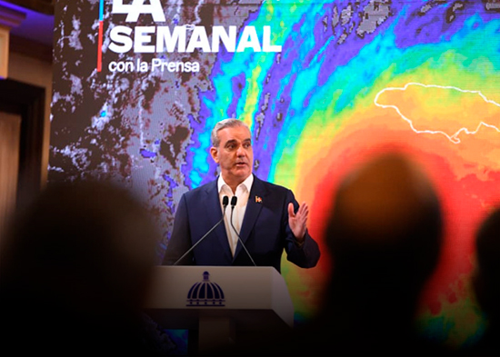 Abinader declara emergencia nacional para compras y contrataciones por daños ocasionados por Melissa