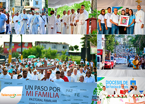Celebran gran caminata “Un paso por mi familia 2025” en San Francisco de Macorís