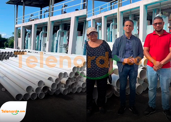 En presencia de grupos populares, INAPA recibe materiales para la realización de trabajos en SFM