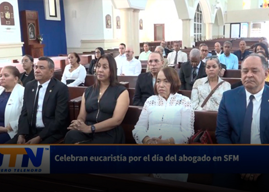 Celebran eucaristía por el día del abogado en SFM