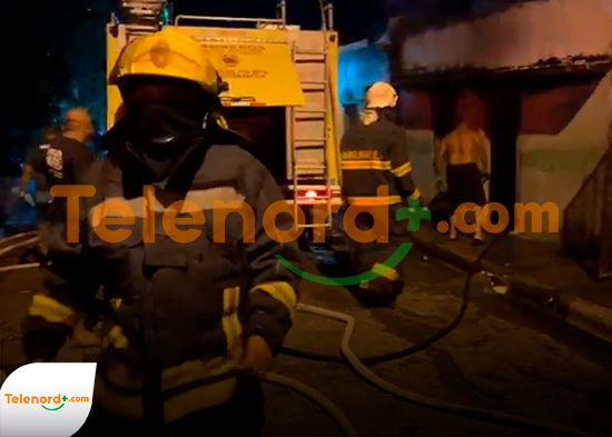 Se incendia una vivienda en el sector La Javiela de SFM