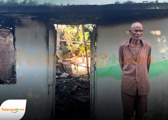 La triste historia de “Pei”: adulto mayor lo pierde todo en incendio en La Javiela y clama por ayuda