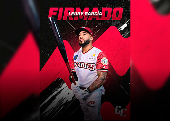 Gigantes del Cibao anuncian la permanencia de Leury García en el equipo