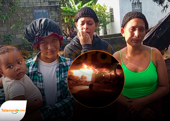 Fuego reduce a cenizas una vivienda en comunidad Caobete Pimentel