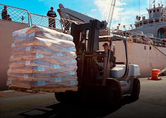 México envía un segundo paquete de ayuda humanitaria a Cuba con alimentos