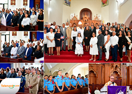 Celebran Te Deum en SFM por el 182 aniversario de la Independencia Nacional