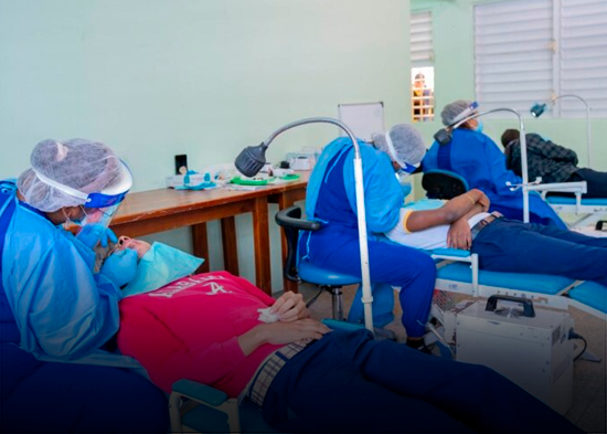 INABIE beneficia a más de 800 estudiantes de Puerto Plata con atenciones médicas en jornada de salud integral