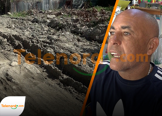 Denuncian mal estado de calles en el sector los Jardines 2da etapa de SFM