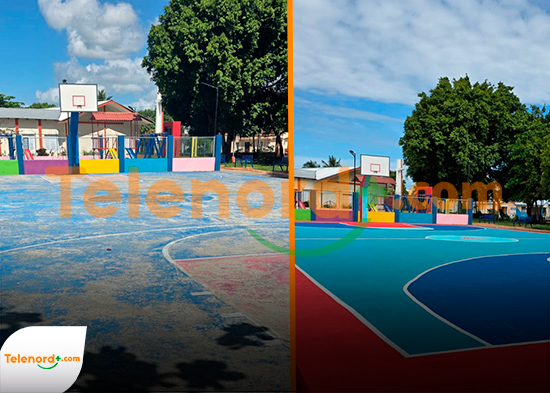 Tras denuncia, PROPEEP acondiciona cancha en comunidad de Aguayo