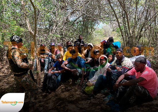 En operativos de interdicción Ejército detiene a 65 haitianos en condición migratoria irregular en Montecristi