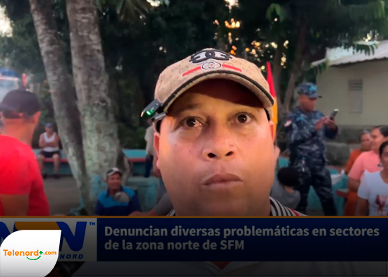 Denuncian diversas problemáticas en sectores de la zona norte de SFM