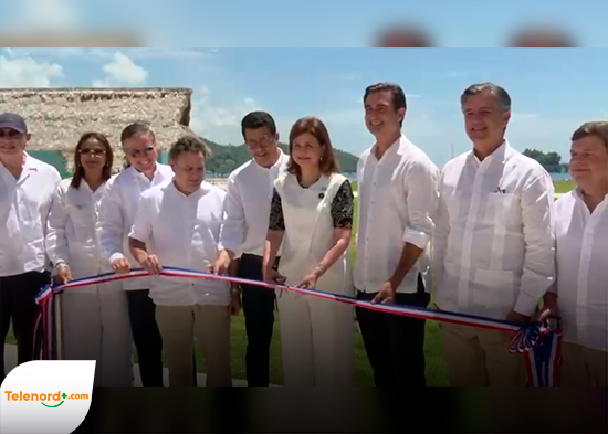 Vicepresidenta Raquel Peña inaugura primera etapa del puerto Samaná Bayport junto a Turismo y Apordom