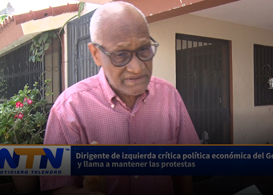 Dirigente de izquierda crítica política económica del Gobierno y llama a mantener las protestas