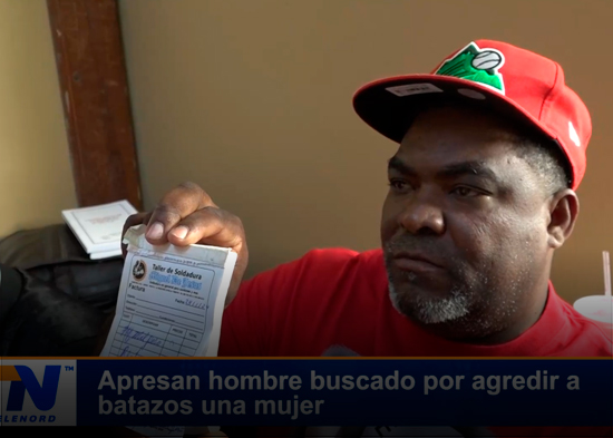 Apresan hombre buscado por agredir a batazos una mujer