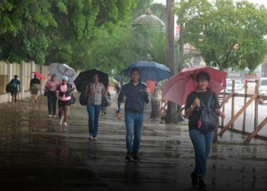 Meteorología pronostica aguaceros persistentes durante fin de semana