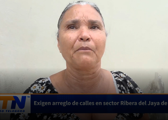 Exigen arreglo de calles en sector Ribera del Jaya de SFM