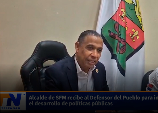 Alcalde de SFM recibe al Defensor del Pueblo para impulsar el desarrollo de políticas públicas