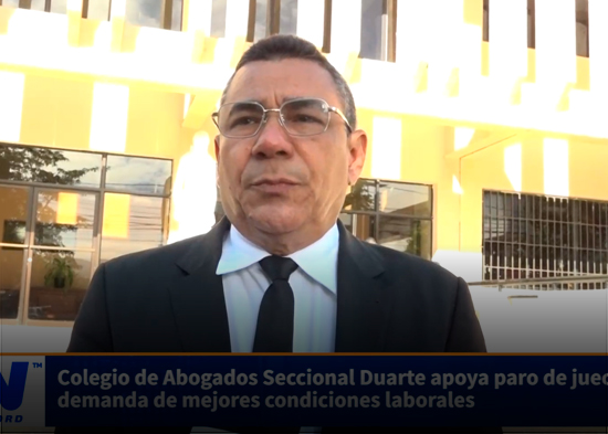 Colegio de Abogados Seccional Duarte apoya paro de jueces en demanda de mejores condiciones labor