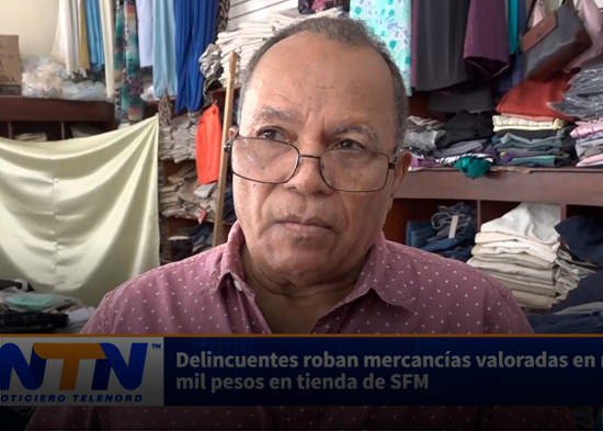 Delincuentes roban mercancías valoradas en más de 90 mil pesos en tienda de SFM