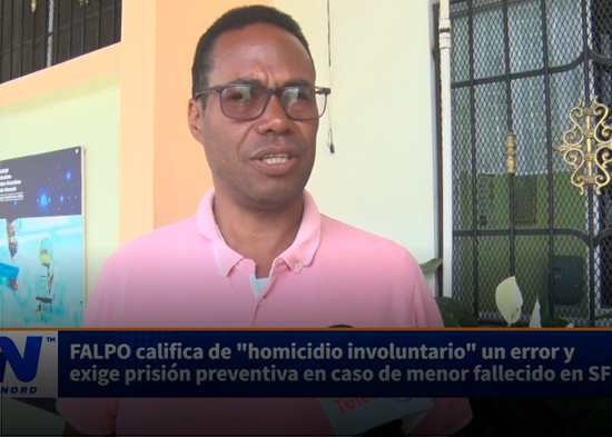 FALPO califica de  homicidio involuntario un error y exige prisión preventiva en caso de menor fa
