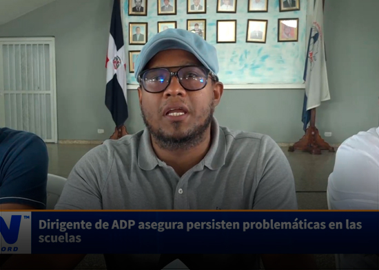 Dirigente de ADP asegura persisten problemáticas en las escuelas