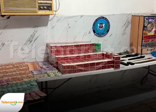 DINTEL y fiscalía realizan allanamientos en Cenoví; detienen a dos hombres