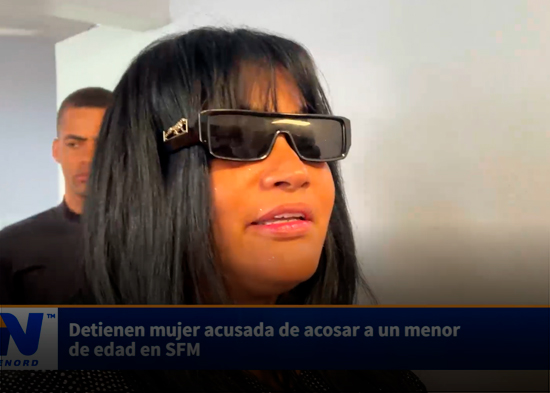 Detienen mujer acusada de acosar a un menor de edad en SFM