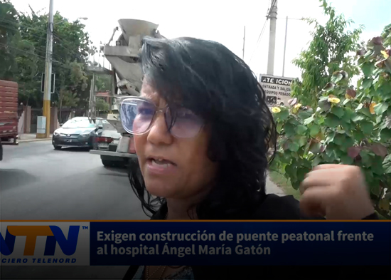 Exigen construcción de puente peatonal frente al hospital Ángel María Gatón